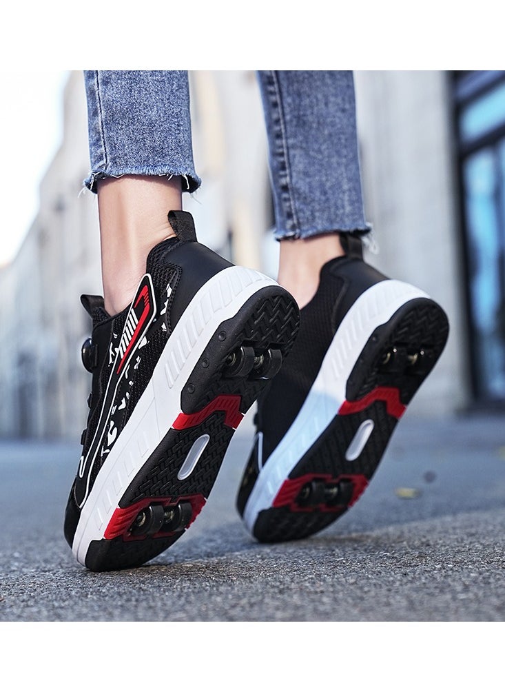 Joshberg Sneaker Skate Shoes with Wheels USB Charging Roller Skates Shoes  - Image 4