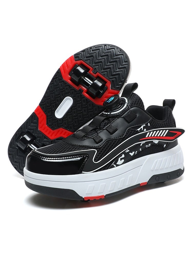 Joshberg Sneaker Skate Shoes with Wheels USB Charging Roller Skates Shoes  - Image 1