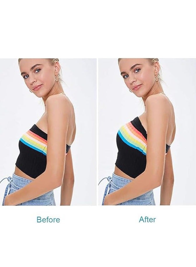 2 Pair Bras for Women Breathable Rabbit Ear Chest Stickers Adhesive Bra Push Up Invisible Bra Reusable Silicone Bra Cups Strapless Adhesive Bra Lighweight Deep V-Shaped Bra（XXL） - Image 3
