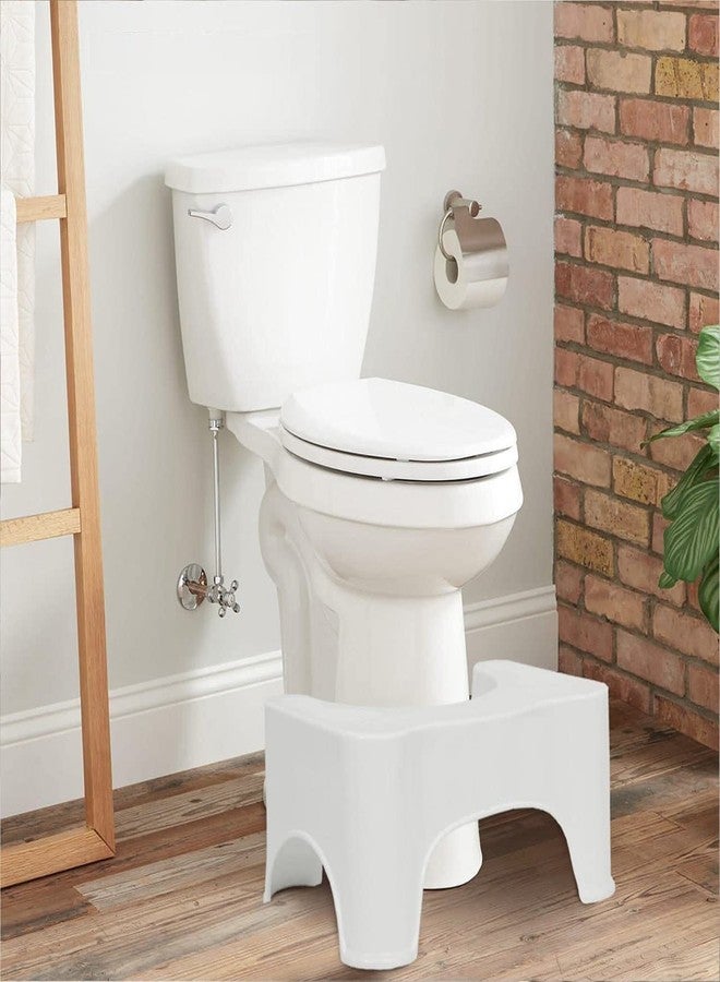 GBEX Bathroom Toilet Stool, Anti-Skid, Promotes Squatting Like The"Indian Style", Angular Leg Position On Western Pot l For Doctor Recommended Healthy Squat Potty Position Fits All Standard - Image 1