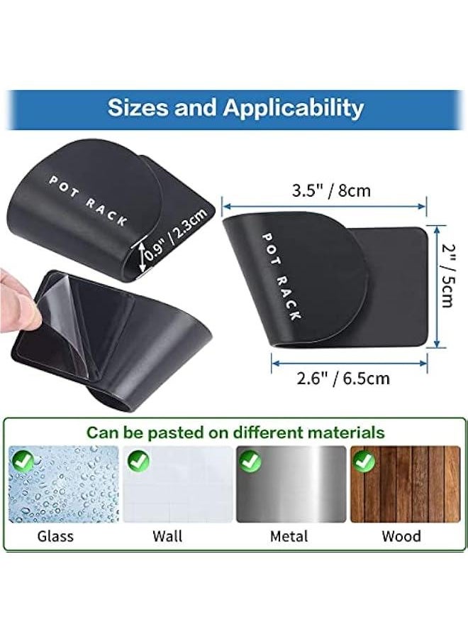 Beauenty 6-Pack Pot Lid Organizer: Cabinet Door or Wall Mount, Cupboard & Pan Lid Holders for Kitchen  - Image 5