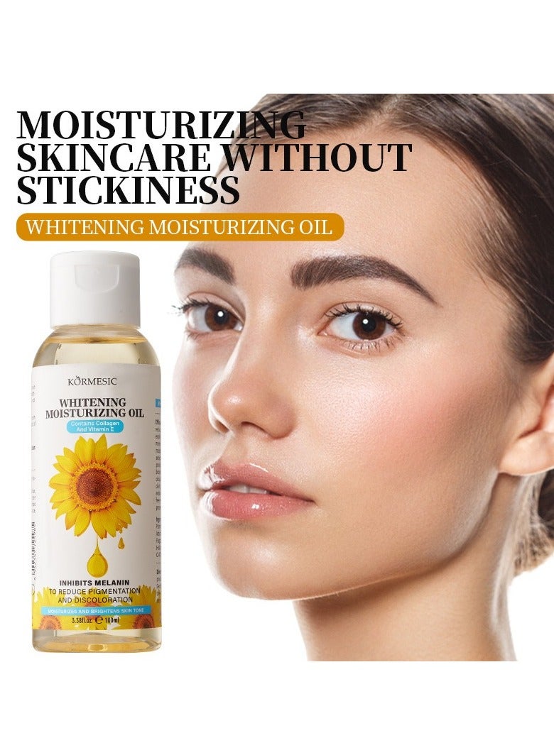 Kormesic Skin Brightening Body Oil 100ml - Reduce Melanin & Hydrate Skin - Image 2