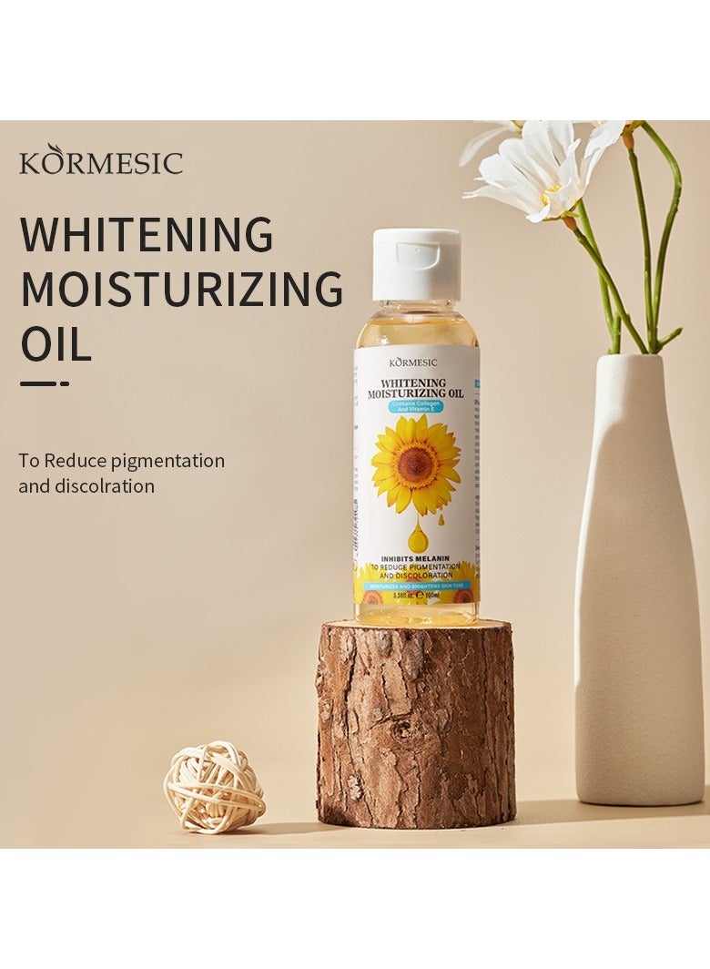 Kormesic Skin Brightening Body Oil 100ml - Reduce Melanin & Hydrate Skin - Image 3