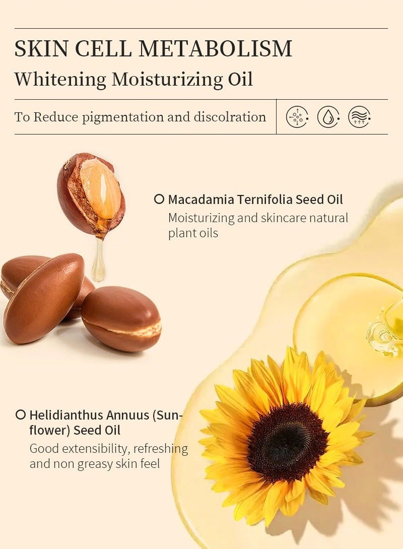 Kormesic Skin Brightening Body Oil 100ml - Reduce Melanin & Hydrate Skin - Image 4