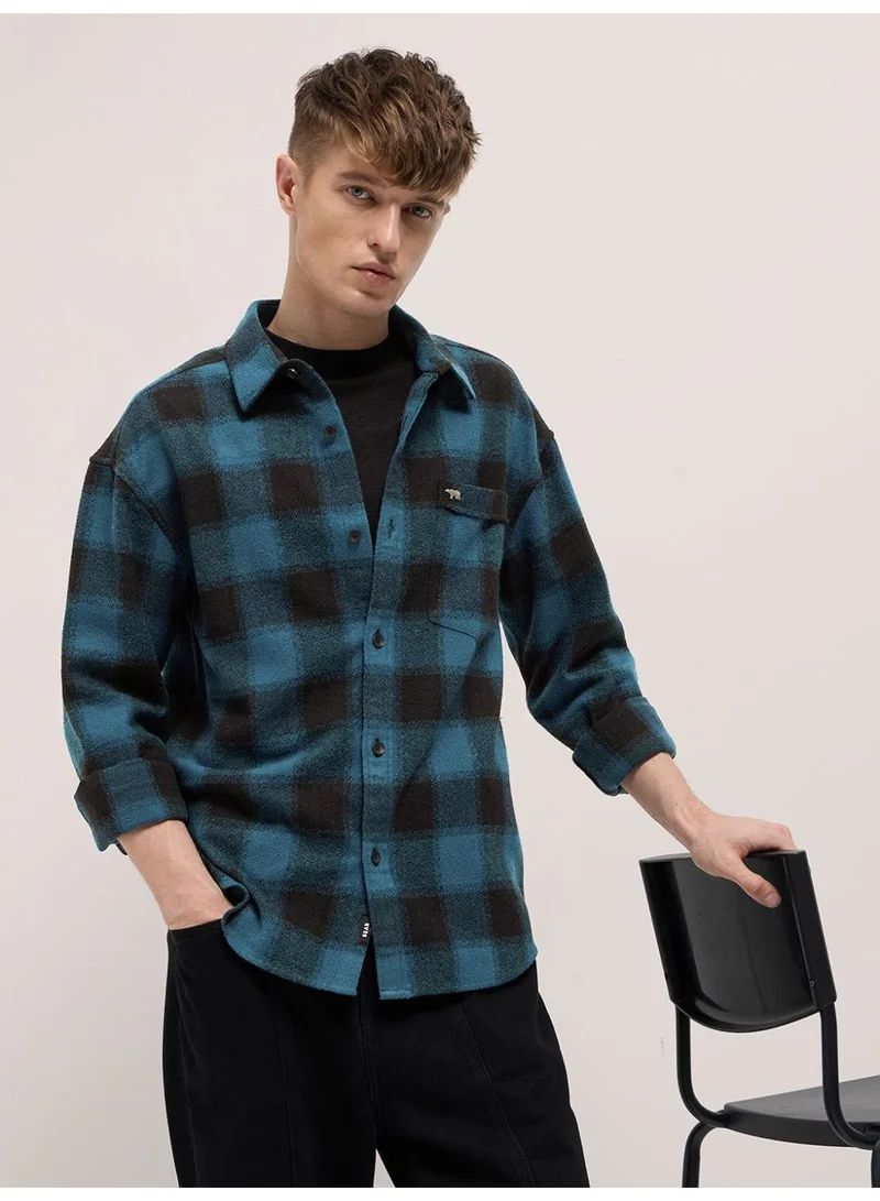 ذا بير هاوس Men’s Trendy Shacket for All Seasons | Casual Overshirt Jacket for Men | Versatile Outerwear Layer for Office, Streetwear & Travel | Modern Smart Look for Everyday Outfits