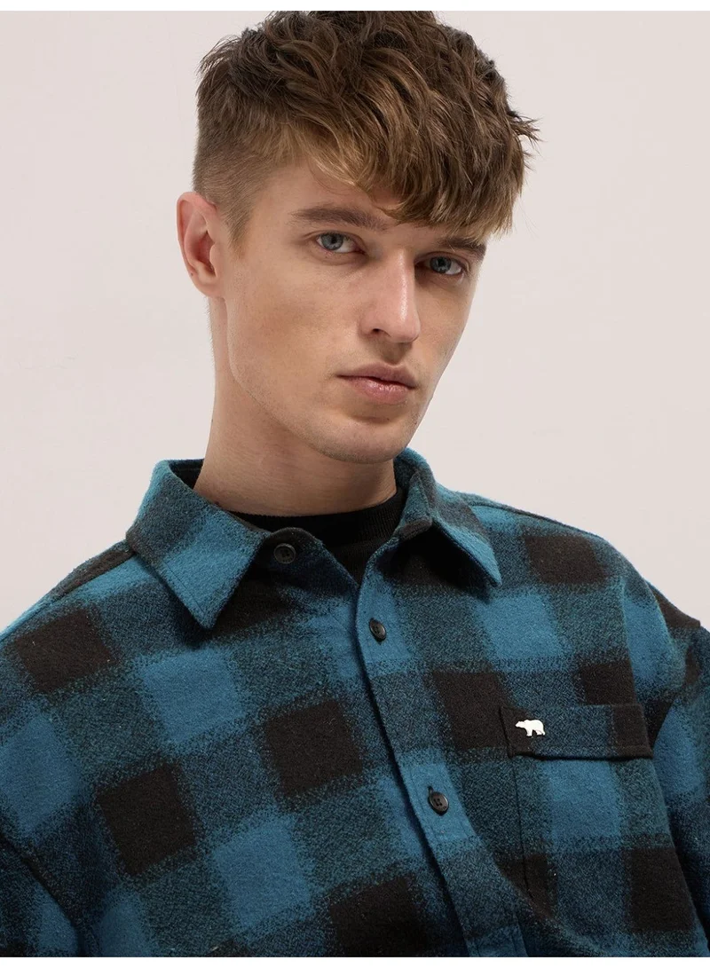 The Bear House  Men’s Trendy Shacket for All Seasons | Casual Overshirt Jacket for Men | Versatile Outerwear Layer for Office, Streetwear & Travel | Modern Smart Look for Everyday Outfits for Men | Best Price UAE