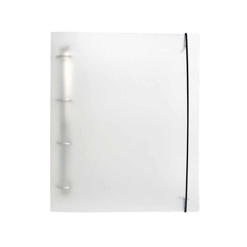 Generic A4 Transparent 11-hole loose-leaf book for core PP separator loose-leaf book notebook index split page A display board strap a4 vertical section 4 hole clip (no inside page) 