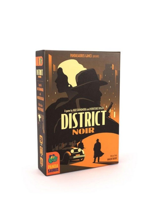 Pandasaurus Games District Noir Card Game - Control the Criminal Underworld in a Strategic Battle, Fun Family Game for Kids and Adults, Ages 10+, 2 Players, 10-20 Minute Playtime, Made by Pandasaurus Games - Image 1