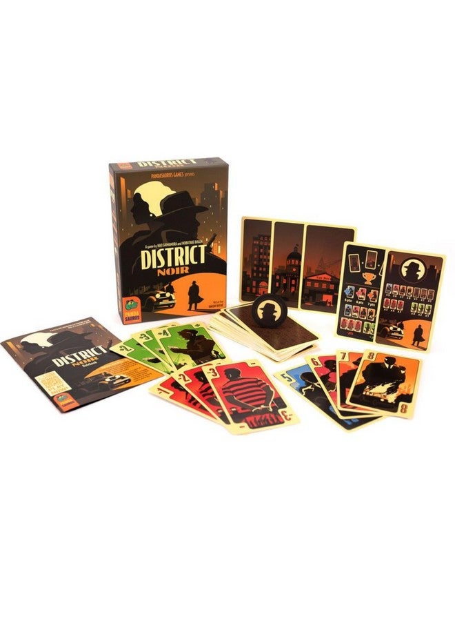 Pandasaurus Games District Noir Card Game - Control the Criminal Underworld in a Strategic Battle, Fun Family Game for Kids and Adults, Ages 10+, 2 Players, 10-20 Minute Playtime, Made by Pandasaurus Games - Image 2