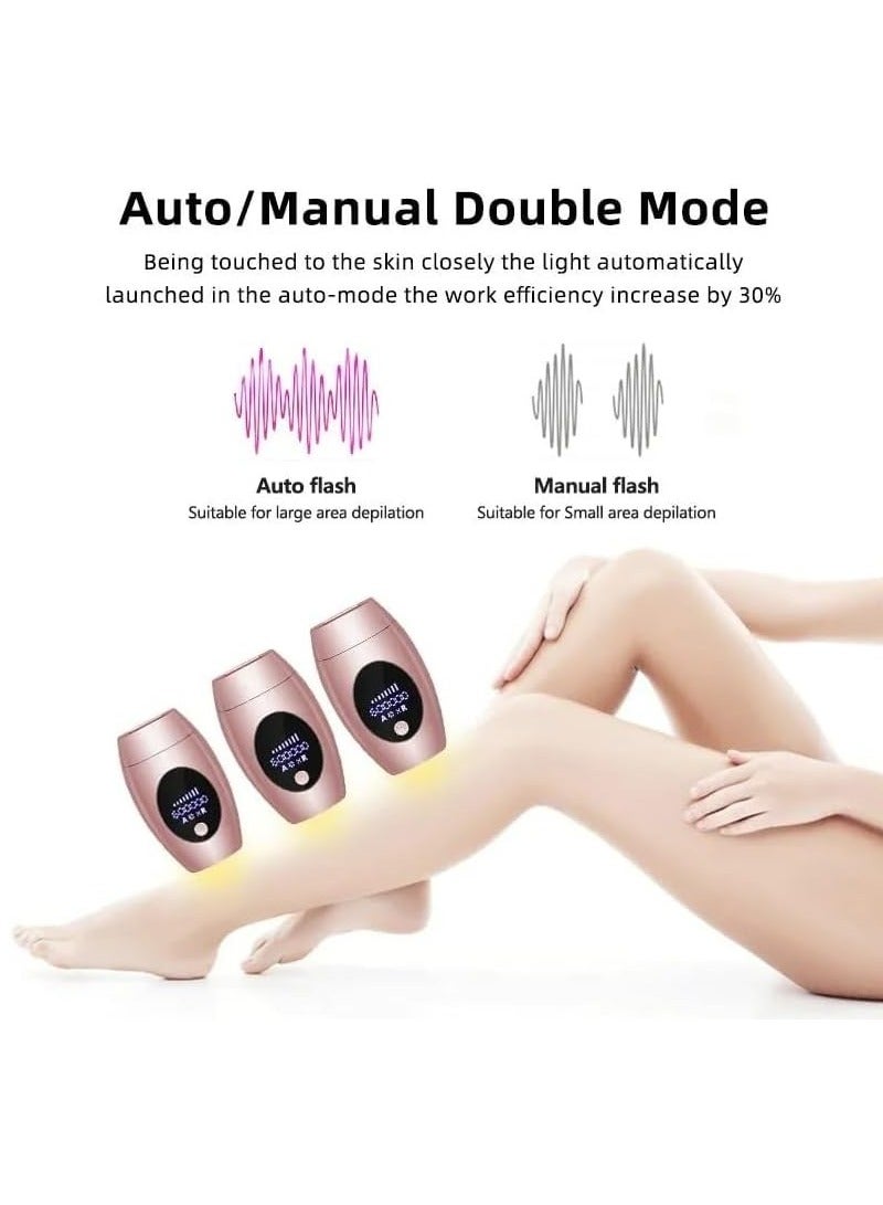 REBENUO Body Bikini Laser Hair Removal with Ice Cooling Professional Permanent LCD Display Lazer IPL Hair Removal Machine Photoepilator - Image 5