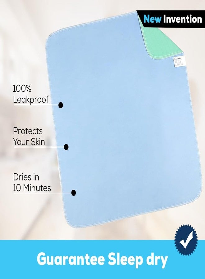 Simpli-Magic Washable Underpads, 34"x36" (Pack of 6) - Heavy Absorbency Reusable Bedwetting Incontinence Pads for Kids,Adults,Elderly,and Pets - Waterproof Protective Pad for Bed,Couch,Sofa,Floor - Image 3