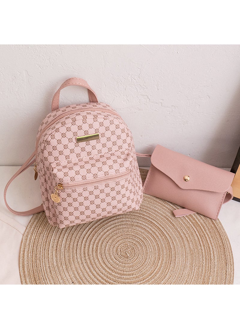 Backpack Clutch bag Two-Piece Set 2022ladies bag Cross-Border bag for Womens Leisure Small Schoolbag Pink - pzsku/ZAF05E921AC5CDD962BAAZ/45/_/1731524089/5b953114-f7be-48d4-845b-b83876e11ff6