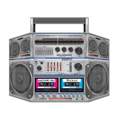 Beistle Boom Box StandUp Party Accessory 1 count 1Pkg - Image 1