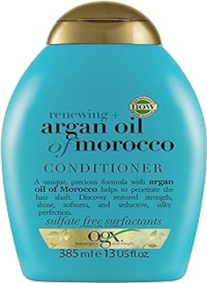 Ogx قد تختلف عبوة بلسم زيت الأرجان المغربي المجدد من أو جي إكس، 385 مل