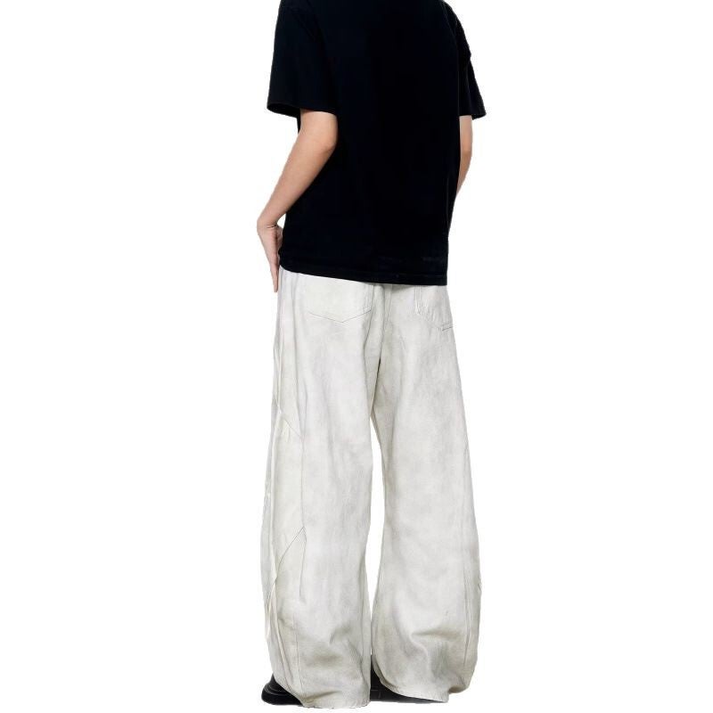 Unisex Classic Denim Jeans Loose Fit Daily Outdoor Wear - Image 5