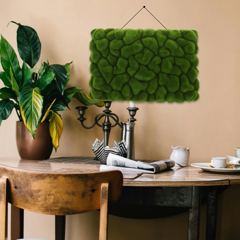 Faux Moss Wall Decor Fake Moss Turf DIY Wall Moss Ornament Simulated Fake Moss Wall Panel - Image 3