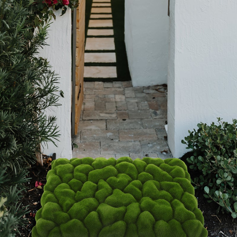 Faux Moss Wall Decor Fake Moss Turf DIY Wall Moss Ornament Simulated Fake Moss Wall Panel - Image 2