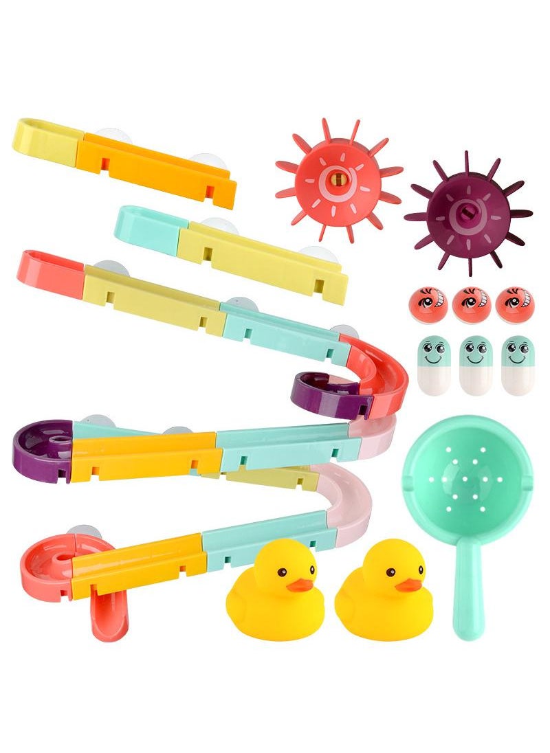 Y&D - 44 Pieces Of Assembled Children's Bathroom Swimming Bath Educational Toys - Image 1
