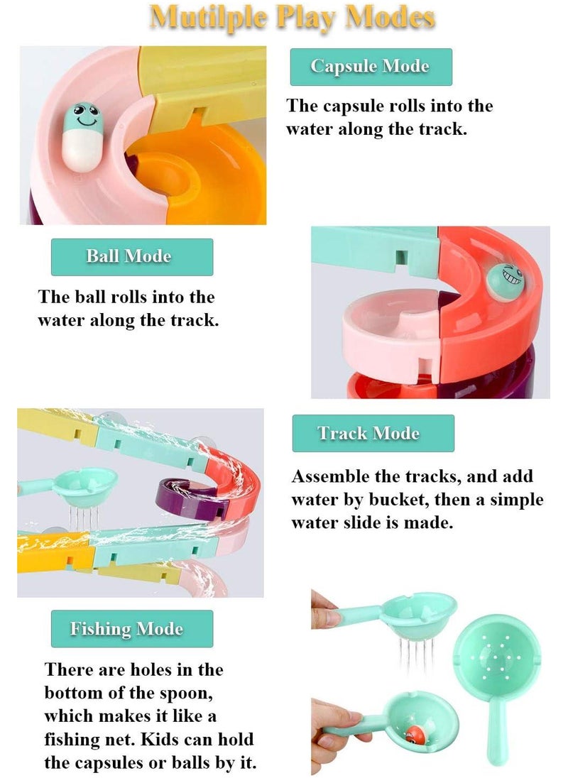 Y&D - 44 Pieces Of Assembled Children's Bathroom Swimming Bath Educational Toys - Image 1