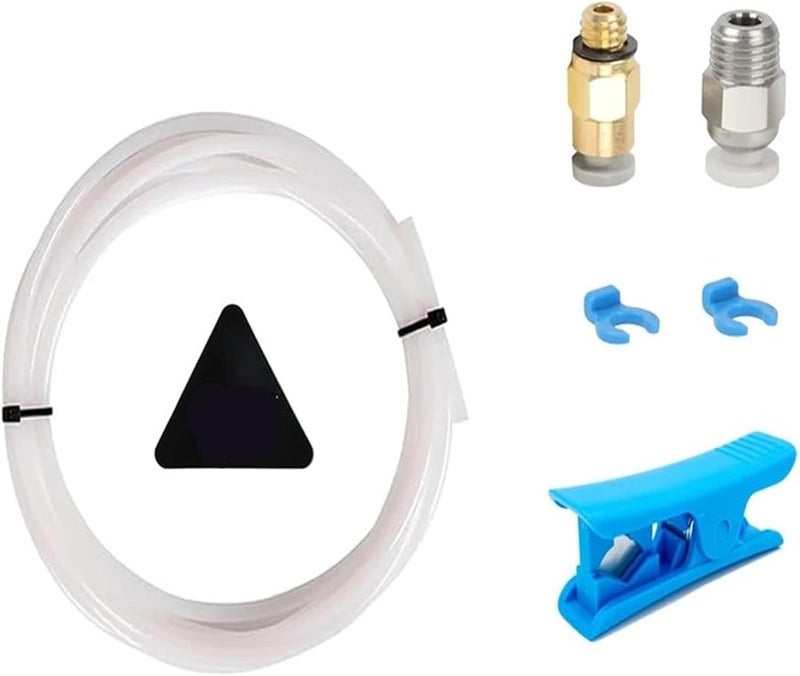 White PTFE Tube Tubing 2M Kit For 1 75mm 3D Printer Filament Upgrades - Image 1