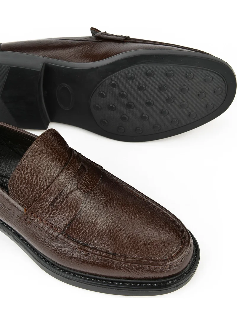 Ziya Men's Leather Shoes 13392Z16751 Brown