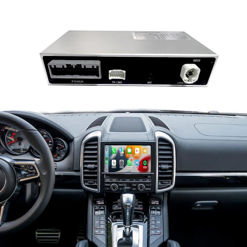 SHZSR CarPlay and Android Auto Borads Compatible with Porsche fit PCM 3.1 991.1 911 / Boxster/Cayman/Macan/Cayenne/Panamara Plug and Play Kit - Image 5