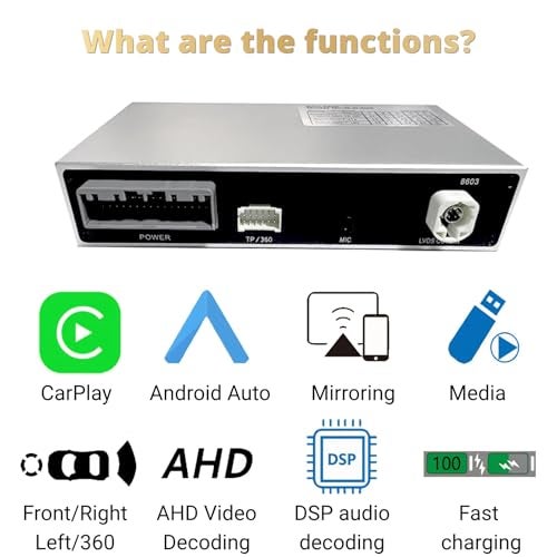 SHZSR CarPlay and Android Auto Borads Compatible with Porsche fit PCM 3.1 991.1 911 / Boxster/Cayman/Macan/Cayenne/Panamara Plug and Play Kit - Image 3