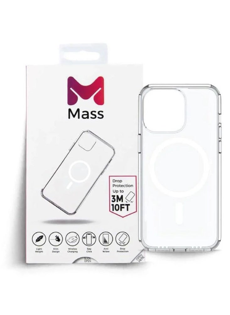 Mass - Mas Crystal Clear Mag Safe Transparent Cover for iPhone 14 Pro Max - Image 1