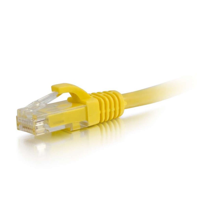 C2G Legrand Cat6 Ethernet Cable, Snagless Unshielded Cat6 Patch Cable, Yellow Network Patch Cable, 7 Foot UTP Ethernet Network Patch Cable, 1 Count, C2G 27192 - Image 2