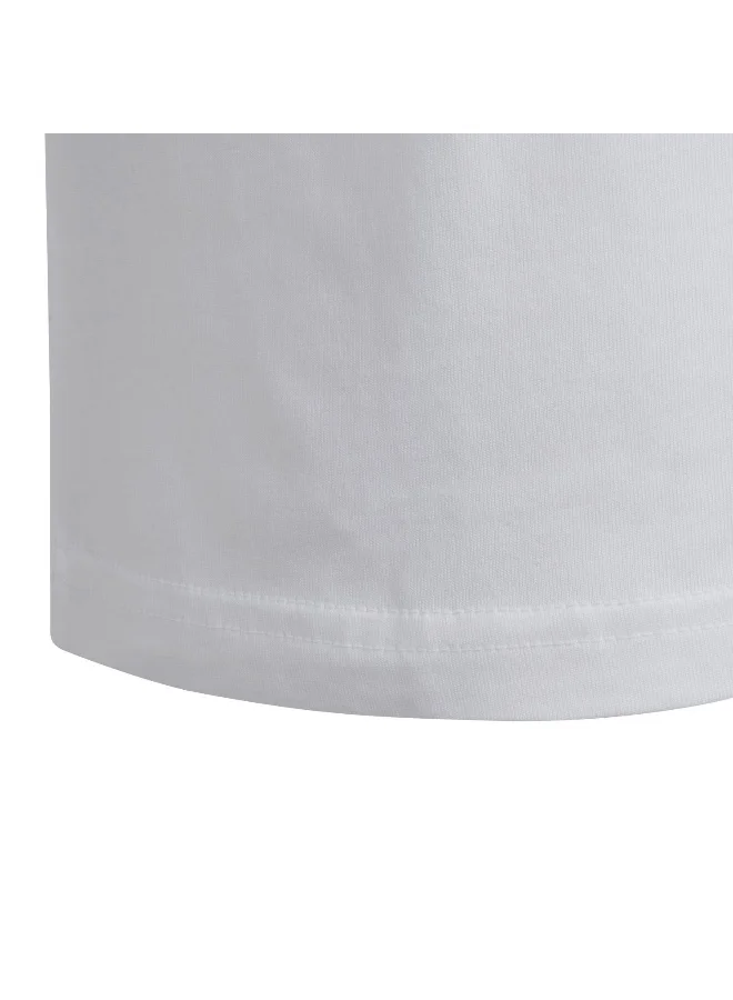 adidas adidas G Lin T White Training T-Shirts 7-8Y