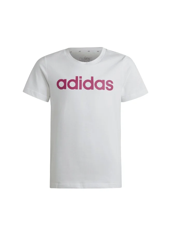اديداس adidas G Lin T White Training T-Shirts 7-8Y