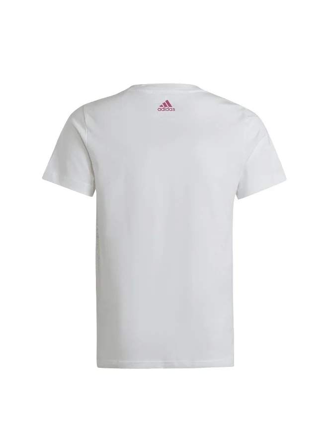 adidas adidas G Lin T White Training T-Shirts 7-8Y