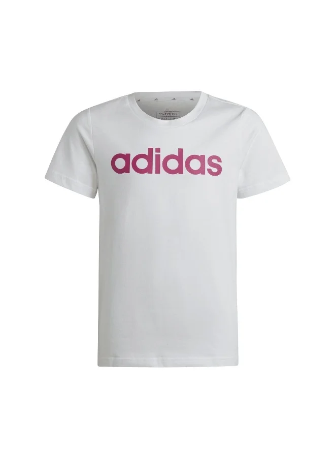adidas adidas G Lin T White Training T-Shirts 7-8Y