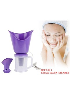 MCP MCP Steam 3 in 1 Vaporizer,Steamer for cough and cold kids steam nose inhaler and facial vaporizer (Purple)  - Image 2