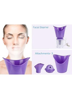 MCP MCP Steam 3 in 1 Vaporizer,Steamer for cough and cold kids steam nose inhaler and facial vaporizer (Purple)  - Image 3