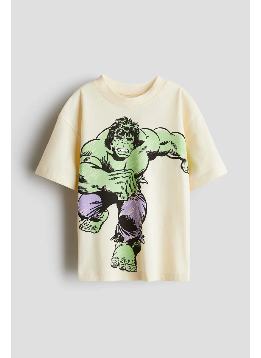 H&M Printed Oversized T-Shirt