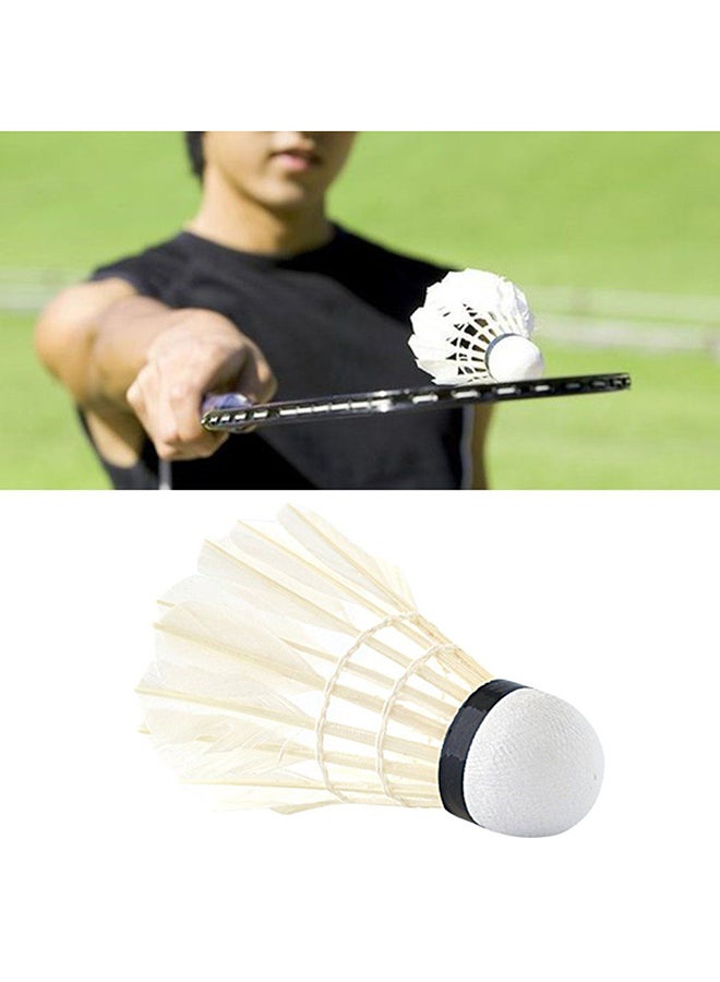 OUTAD 12-Piece Goose Feather Shuttlecocks - Image 3