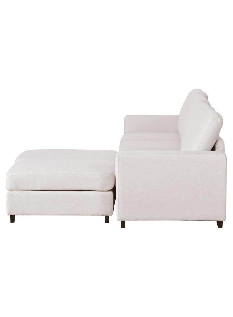 KARNAK Karnak Cambridge 4 Seater Sofa Modern Design Polyester Sofa For Living Room Color Beige  - Image 4