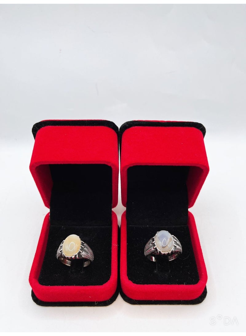 Armaaj Mens  Ring  With Stone - Image 2