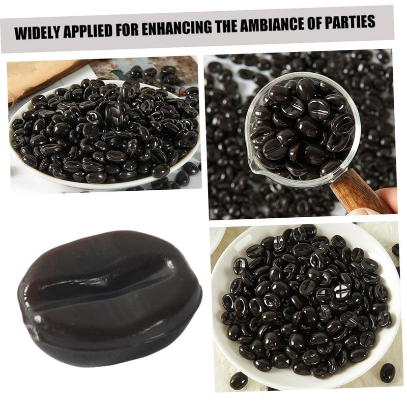 Realistic Artificial Coffee Beans 4 Pieces For Crafts Home Decor Photography Props - Image 5