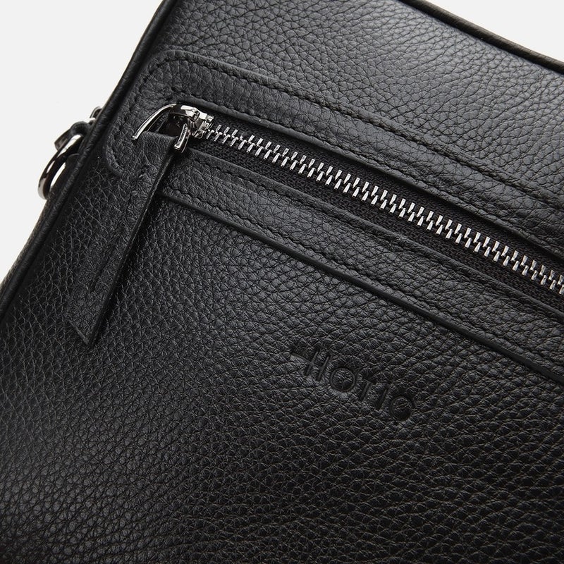 Hotiç 04CAH303440A100 GENUINE Leather Black Men's Bag  - Image 4