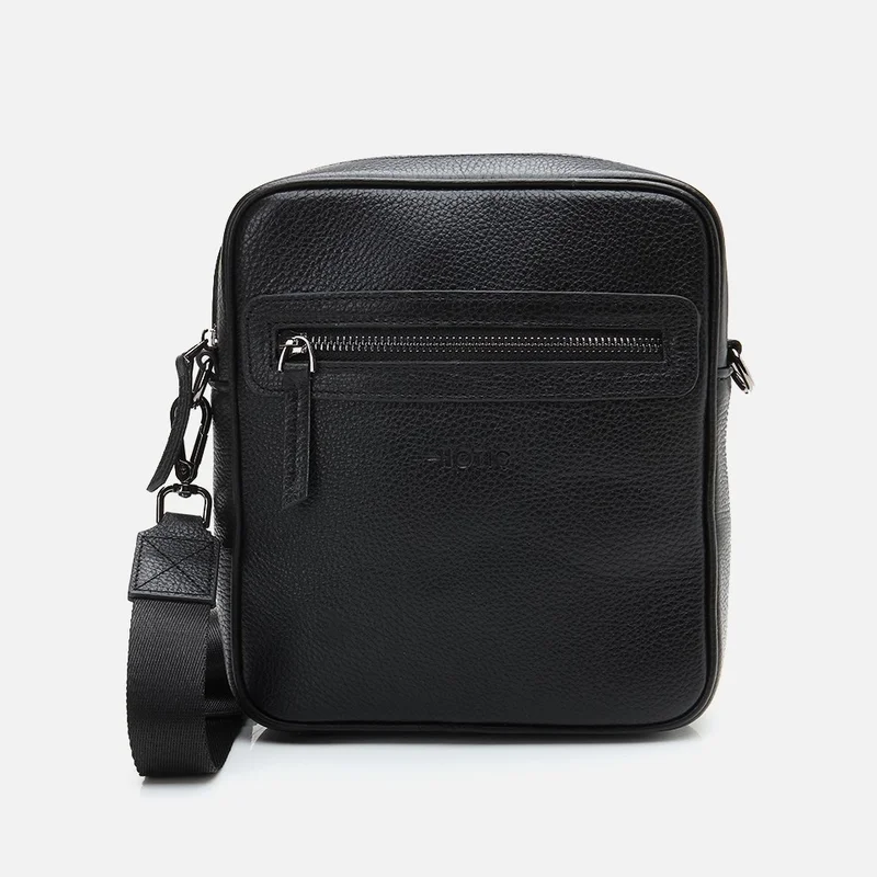 Hotiç 04CAH303440A100 GENUINE Leather Black Men's Bag