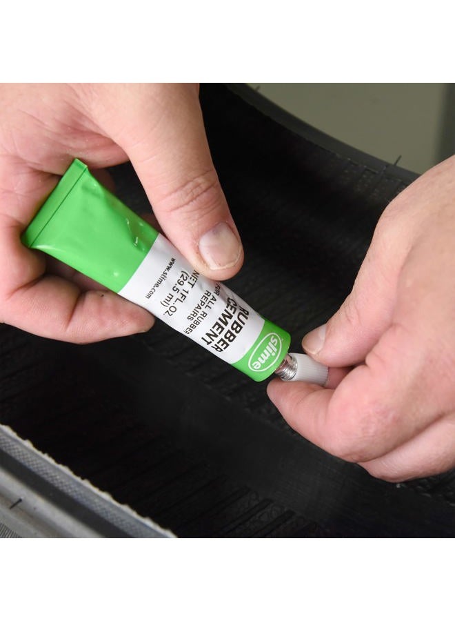 Slime 1051-A Rubber Cement, Tire Repair, use Plugs or Patches, 1 oz. Tube - Image 4