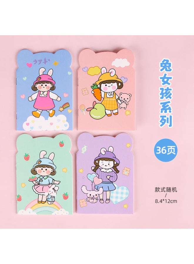 HELPS Student Cute Notebook Customized High-value Small Notebook Portable Small Notepad Flap Pocket Pants Lined Notebook - Image 1