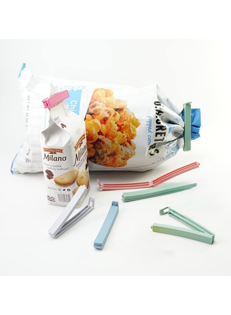 CleanWave - The Pure Effect 30-Pack Plastic Food Bag Clips – Reusable Sealing Clips for Kitchen Storage & Snack Bags | Airtight, Moisture-Proof & Durable Freshness Seal for Chips, Bread, Coffee & Food Packages - Image 1