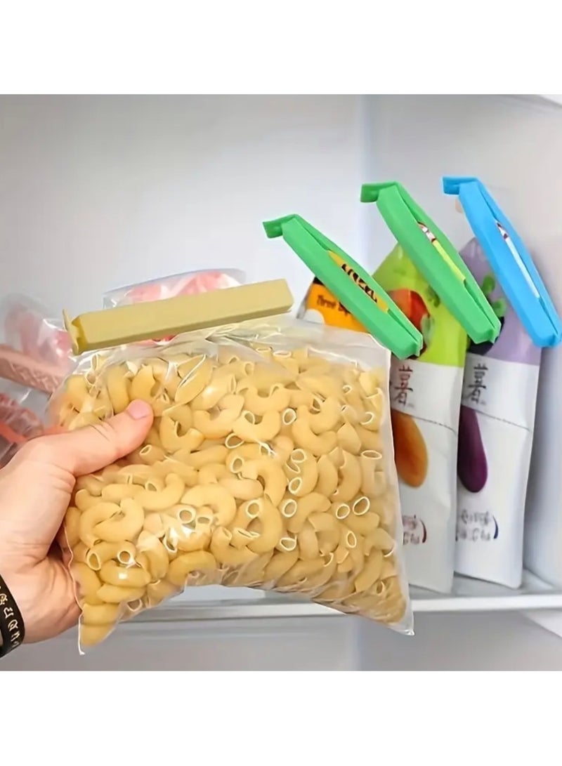 CleanWave - The Pure Effect 30-Pack Plastic Food Bag Clips – Reusable Sealing Clips for Kitchen Storage & Snack Bags | Airtight, Moisture-Proof & Durable Freshness Seal for Chips, Bread, Coffee & Food Packages - Image 3