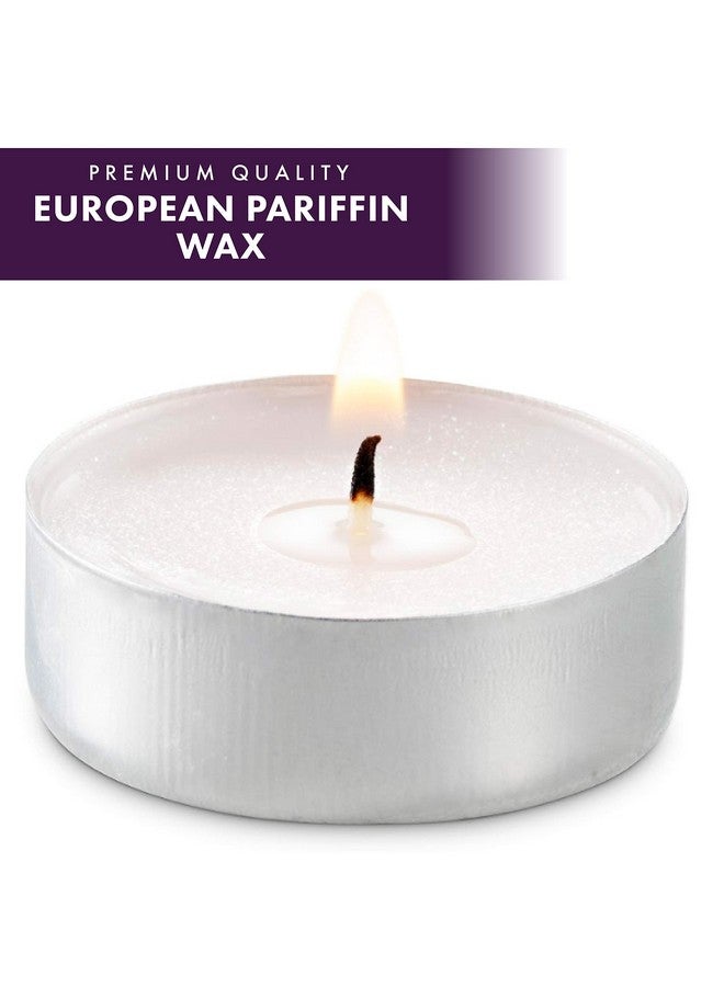 MontoPack MontoPack Unscented Tea Light Candles 100 Pack | 4 hours, White, Smokeless, Dripless Small Votive Paraffin Tealights | Long-Lasting for Home, Shabbat, Weddings, Events, Emergencies | Mini Candles Bulk  - Image 2