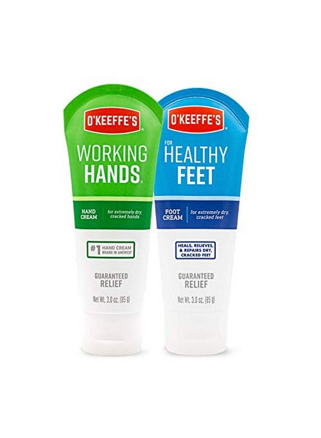 O'Keeffe's Working Hands Hand Cream 3 Ounce Tube And Healthy Feet Foot Cream 3 Ounce Tube - Image 2