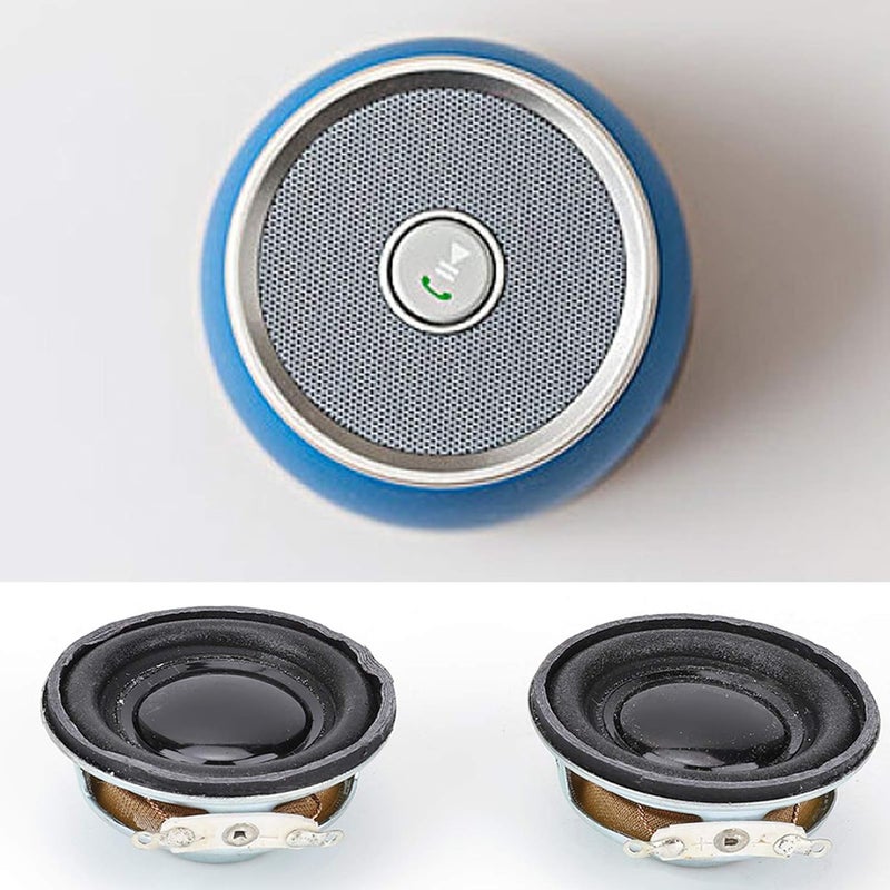 Marhynchus Mini Power Amplifier Speaker, 2pcs 3W 4Ω Loudspeaker 4cm, Stereoscopic Sound Quality, Premium Magnet, Metal Protection, Long Service Life, Easy Install, Listen with Enjoyment, - Image 3