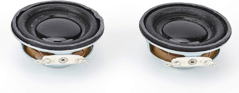 Marhynchus Mini Power Amplifier Speaker, 2pcs 3W 4Ω Loudspeaker 4cm, Stereoscopic Sound Quality, Premium Magnet, Metal Protection, Long Service Life, Easy Install, Listen with Enjoyment, - Image 1